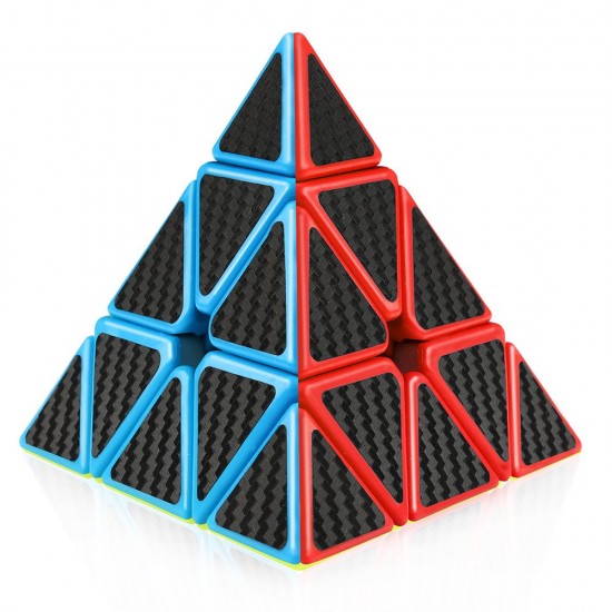 Cub Magic 3x3x3, Moyu MoFangJiaoShi Pyraminx, fibra de carbon, 59CUB-1 Cub Magic 3x3x3, Moyu MoFangJiaoShi Pyraminx, fibra de carbon, 59CUB-1