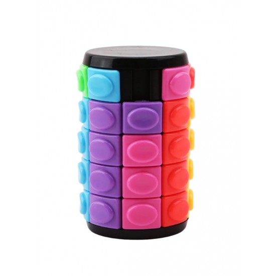 Puzzle turnul babilon 5 straturi negru, antistres, 106CUB-1 Puzzle turnul babilon 5 straturi negru, antistres, 106CUB-1