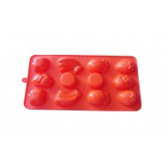 Forma din silicon pentru bomboane, gheata, model Legume, 25D