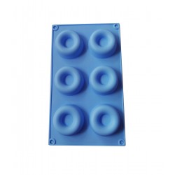 Forma din silicon pentru prajituri in forma rotunda, 6 cavitati, 103COF