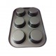 Tava De Copt 6 Briose, 6  Cupe din silicon, 70COF