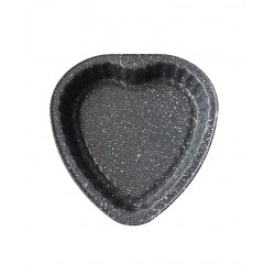 Tava de copt pentru placinta, Inima, 28 cm, 117COF