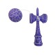 Kendama Profesionala, Bila din lemn, Design artistic cu finisaj Crapatura + Sticker pentru Telefon, 109KD