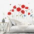 Sticker decorativ, Trandafiri rosii, 90 cm, 1144STK