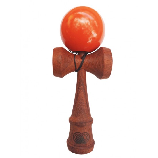 Kendama din lemn natural, Bila lemn + Sticker pentru telefon, 145KD