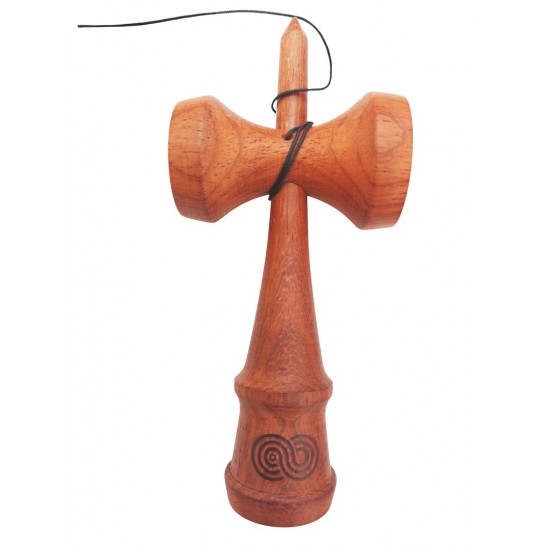 Kendama din lemn natural, Bila lemn + Sticker pentru telefon, 146KD