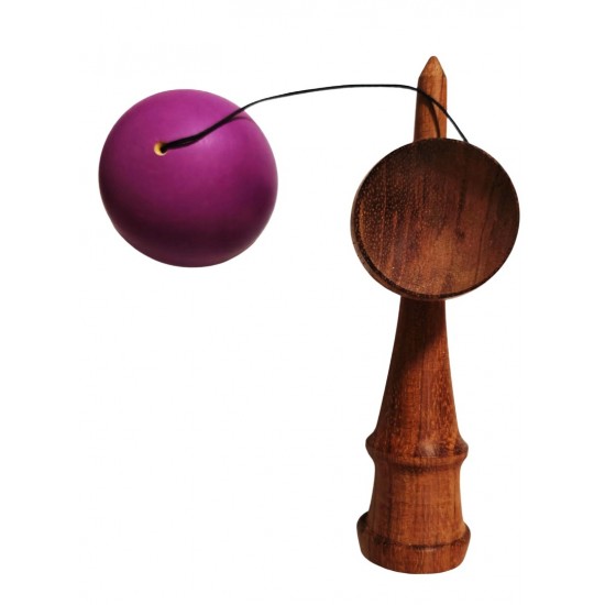 Kendama din lemn natural, Bila lemn + Sticker Waterproof USA pentru telefon, 149KD