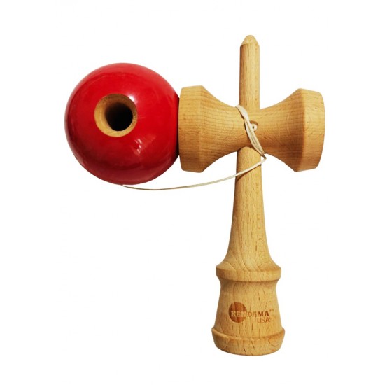 Kendama din lemn natural, Bila lemn + Sticker Waterproof USA pentru telefon, 152KD