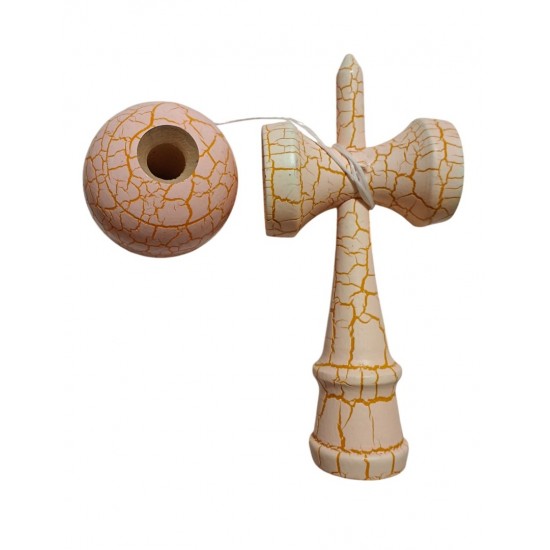 Kendama din lemn natural, Bila lemn +  Sticker Waterproof USA pentru telefon, 164KD