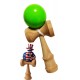 Kendama din lemn natural, Bila lemn + Sticker Waterproof USA pentru telefon, 172KD