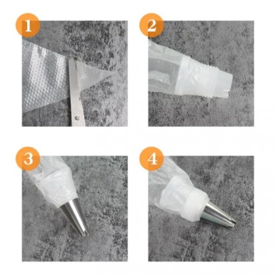 Set 100 de posuri, plastic, 24 cm, 299COF