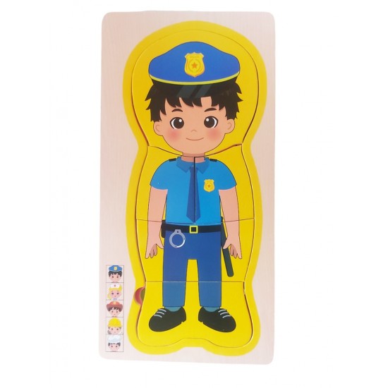 Puzzle stratificat meserii,  Pentru invatat meseriile, 22200145