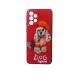 Husa telefon compatibila cu Samsung Galaxy A33 5G, Rosu, Dog Fashion, 291HT Husa telefon compatibila cu Samsung Galaxy A33 5G, Rosu, Dog Fashion, 291HT