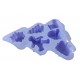 Forma silicon pentru prajituri, Tema Craciun, 6 cavitati, Mov, 23 cm, 474COF