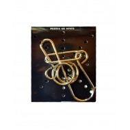 Puzzle brain twister din metal, Pentru copii si adolescenti, 10 cm, 476CUB-7 Puzzle brain twister din metal, Pentru copii si adolescenti, 10 cm, 476CUB-7