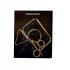 Puzzle brain twister din metal, Pentru copii si adolescenti, 7 cm, 477CUB-3