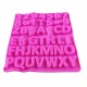 Forma silicon cu Cifre, Litere, Piciorus, Manuta, Biberon, Dinozaur, Suzeta, Roz, 21 cm, 493COF