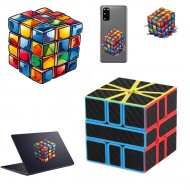 Se Cub Magic 3x3x3 MoYu MeiLong Stickerless, + 1 sticker 15 cm tableta, 1 sticker 4 cm telefon, 513CUB Se Cub Magic 3x3x3 MoYu MeiLong Stickerless, + 1 sticker 15 cm tableta, 1 sticker 4 cm telefon, 513CUB