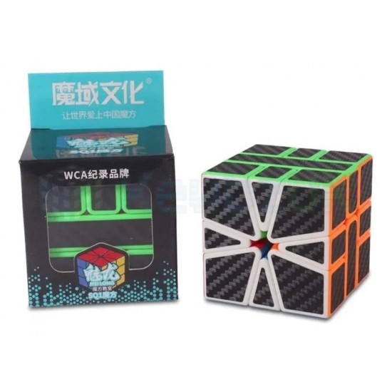 Se Cub Magic  3x3x3 MoYu MeiLong Stickerless, + 1 sticker 15 cm tableta, 1 sticker  4 cm telefon, 513CUB