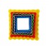 Set 5 forme decupatoare in forma de Patrat, pentru biscuiti sau gogosi, 7 cm, 518COF