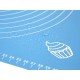 Covoras pentru aluat din silicon, foaie antiaderenta, 60x80 cm, Albastru, 557COF