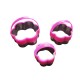 Set 3 forme decupatoare in forma de floare, Pentru prajituri, Stampile de patiserie, Biscuiti, 561COF