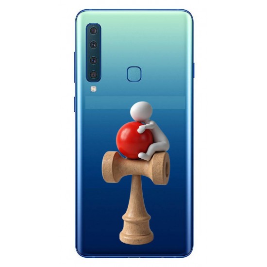 Kendama din lemn natural, Bila lemn + Sticker pentru telefon, 146KD