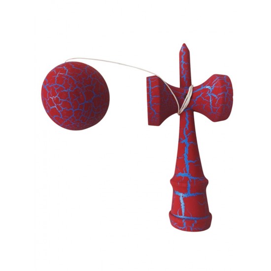 Kendama profesionala, Bila din lemn, Crack + Sticker pentru telefon, 86KD