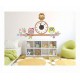 Ceas decorativ de perete, Bufnite, Ceas cu Autocolant, 55 cm, CD871 Ceas decorativ de perete, Bufnite, Ceas cu Autocolant, 55 cm, CD871