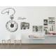 Ceas decorativ de perete, London, Ceas cu Autocolant, 50 cm, CD869 Ceas decorativ de perete, London, Ceas cu Autocolant, 50 cm, CD869