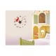 Ceas decorativ de perete, Pisica, Ceas cu Autocolant, 47 cm, CD826 Ceas decorativ de perete, Pisica, Ceas cu Autocolant, 47 cm, CD826