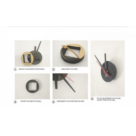 Ceas decorativ de perete, Pisica, Ceas cu Autocolant, 47 cm, CD826 Ceas decorativ de perete, Pisica, Ceas cu Autocolant, 47 cm, CD826
