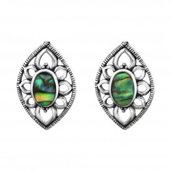 Cercei argint, Multicolor Abalone , A4S30829 Cercei argint, Multicolor Abalone , A4S30829