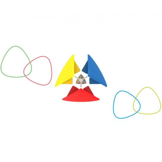 Cub Magic 2x2x2, Moyu, Yongjun Mastermorphix, Stickerless, 282CUB-1