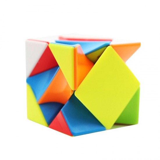 Cub Magic 3x3x3, FanXin Skewb Twisty, Multicolor, 487CUB