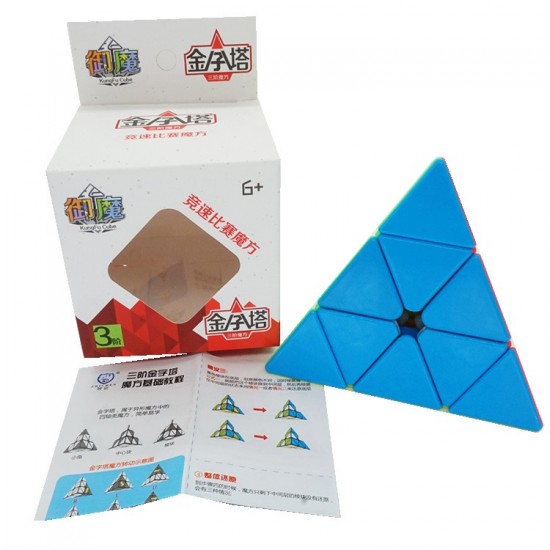 Cub Magic 3x3x3, KungFu Yumo Pyraminx, Stickerless, 344CUB-1
