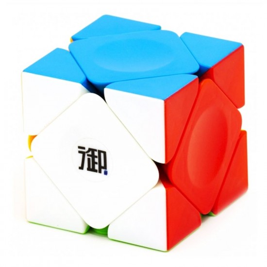 Cub Magic 3x3x3, KungFu Yumo Skewb With Positioning Beads, Stickerless, 345CUB-1