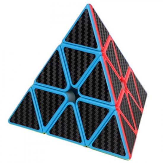 Cub Magic 3x3x3 Moyu MeiLong Pyraminx fibra de carbon, Black, 368CUB-1 Cub Magic 3x3x3 Moyu MeiLong Pyraminx fibra de carbon, Black, 368CUB-1