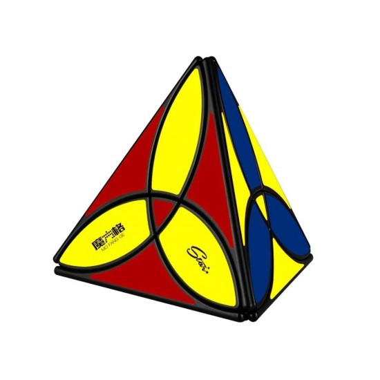 Cub Magic 3x3x3, QiYi Clover Pyraminx, Black, 468CUB-1 Cub Magic 3x3x3, QiYi Clover Pyraminx, Black, 468CUB-1