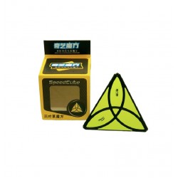 Cub Magic 3x3x3, QiYi Clover Pyraminx, Black, 468CUB-1