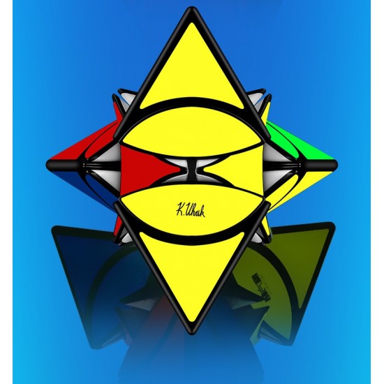 Cub Magic 3x3x3, QiYi Coin Tetrahedron Pyraminx , Black, 301CUB-1