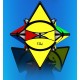 Cub Magic 3x3x3, QiYi Coin Tetrahedron Pyraminx , Black, 301CUB-1