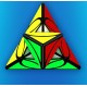 Cub Magic 3x3x3, QiYi Coin Tetrahedron Pyraminx , Black, 301CUB-1