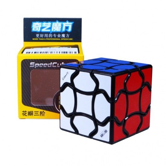 Cub Magic 3x3x3 QiYi Fluffy  Speedcube, Black, 341CUB-1