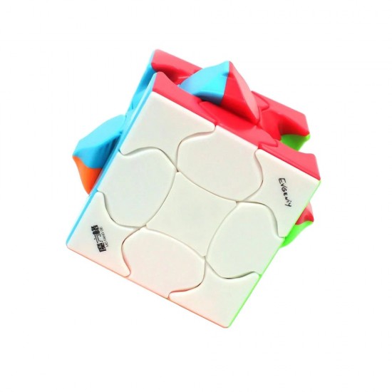 Cub Magic 3x3x3, QiYi Fluffy  Speedcube, Stickerless, 464CUB-1