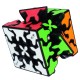 Cub Magic 3x3x3, QiYi Gear 5.7 cm SpeedCube, Black, 418CUB-1