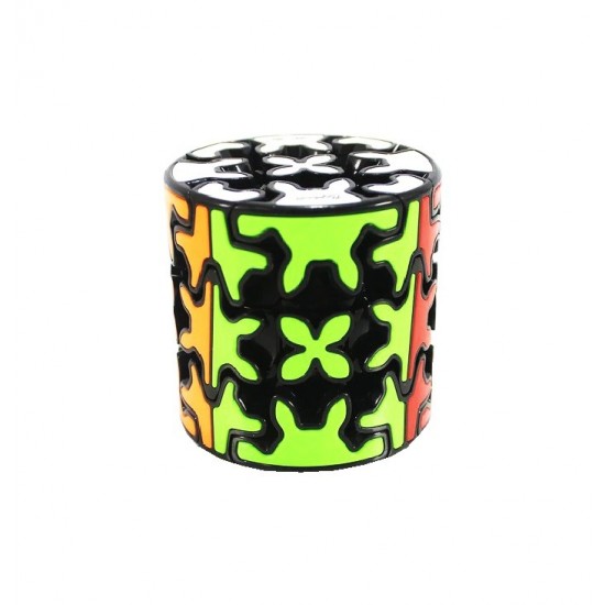 Cub Magic 3x3x3, QiYi Gear Cylinder SpeedCube, Black, 417CUB-1 Cub Magic 3x3x3, QiYi Gear Cylinder SpeedCube, Black, 417CUB-1