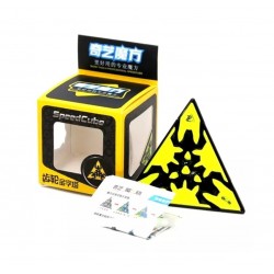 Cub Magic 3x3x3 QiYi Gear Pyraminx Speedcube, Black, 335CUB-1 Cub Magic 3x3x3 QiYi Gear Pyraminx Speedcube, Black, 335CUB-1