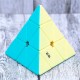 Cub Magic 3x3x3, QiYi Qi Ming Pyraminx Neon SpeedCube, Stickerless, 420CUB-1 Cub Magic 3x3x3, QiYi Qi Ming Pyraminx Neon SpeedCube, Stickerless, 420CUB-1