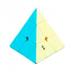 Cub Magic 3x3x3, QiYi Qi Ming Pyraminx Neon SpeedCube, Stickerless, 420CUB-1 